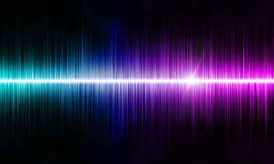 Wave Form Audio Sound Gradient Glow. Abstract background. Abstract Colorful Rhythmic Sound Wave. Concept of voice recognition