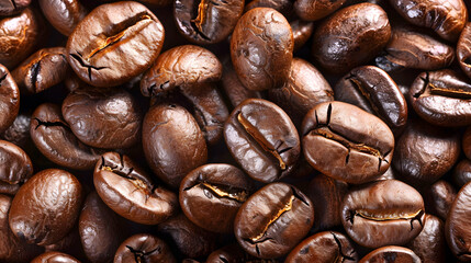 Obraz premium coffee beans close up