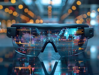 AI Powered Smart Glasses Providing Augmented Reality Overlays for Navigation and Information