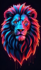 Obraz premium lion head mascot