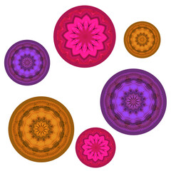 illustration of a set of buttons