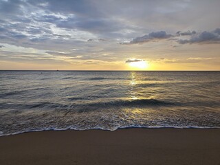 sunrise at Lang Co beach, Hue