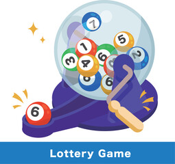 Lottery Draw Spin Machine: Jackpot Excitement with Winning Numbers. Bingo game spinner