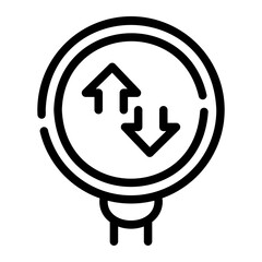 two way Line Icon