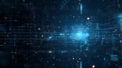 abstract technology banner