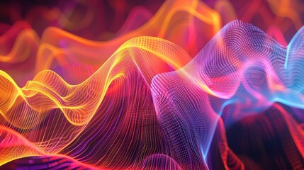 Abstract Digital Waves