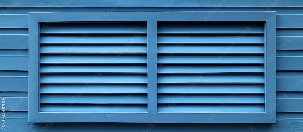 Poster window ventilation pattern seamless blue repeat for any use. with copy space image. place for adding
