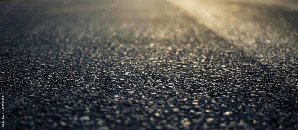 Aufkleber Empty asphalt road background. Copy space image. Place for adding text or design