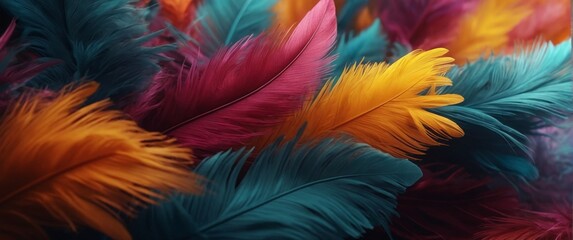Obraz premium Abstract background made of animal wool or feathers, creating a warm and cozy atmosphere