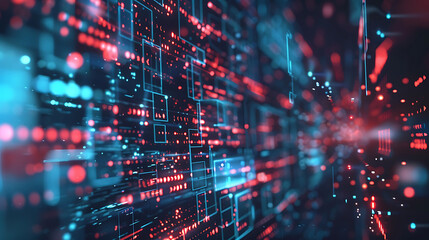 Naklejka premium tech background