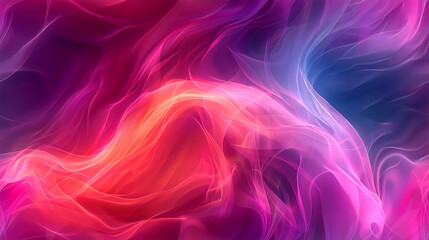 Obraz premium Abstract colorful wave design. Generative ai