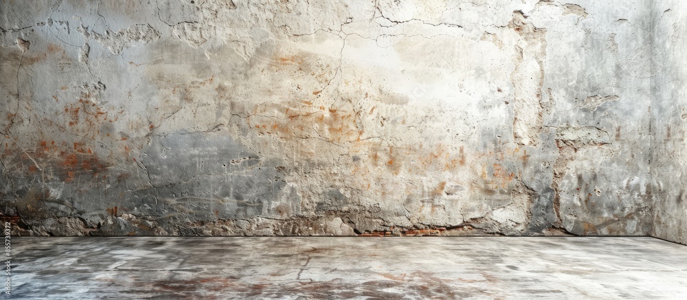Aufkleber The image of the wall, plastered for use as a background. with copy space image. Place for adding text or design