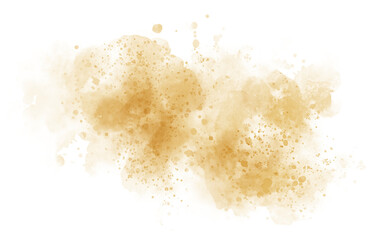 Watercolor splatter stain decoration