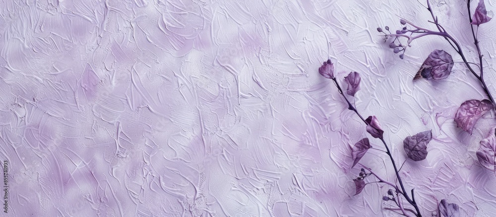 Poster light purple hanji, traditional korean paper handmade from mulberry trees. copy space image. place f