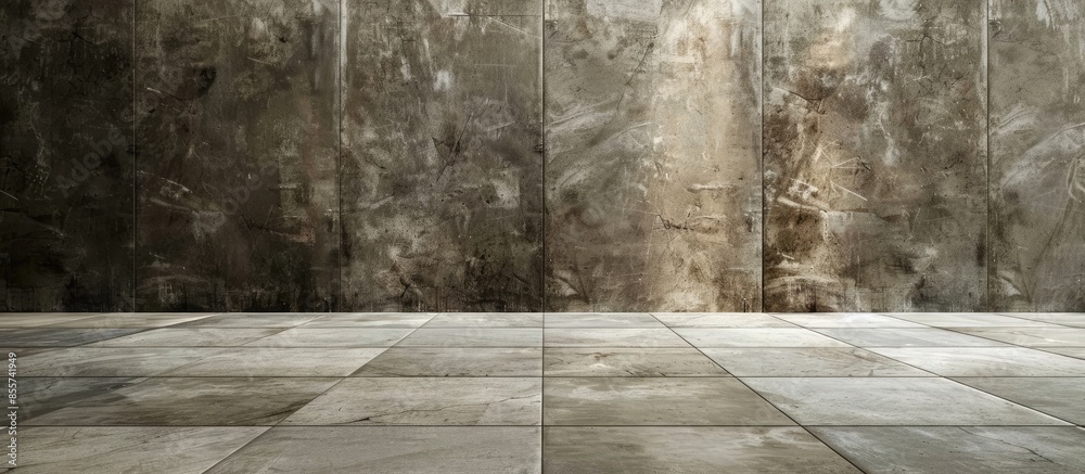 Poster wall granite cement stone floor tiles. with copy space image. place for adding text or design