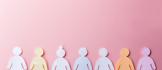 Gender equality concept. with copy space image. Place for adding text or design