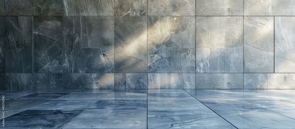 Poster wall granite cement stone floor tiles. with copy space image. place for adding text or design