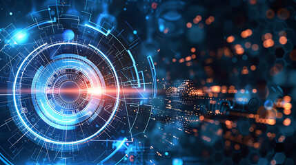 Obraz premium technology background