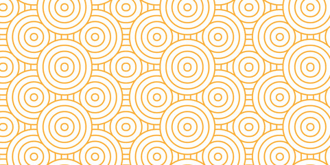 Vector Overlapping Pattern Minimal diamond geometric wave spiral and abstract circle wave line. brown and wood color seamless tile geometric create retro square line backdrop pattern background.