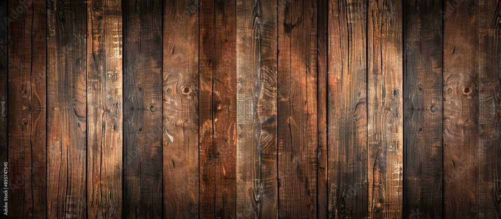 Poster Old wood panel background textured for design and decoration. with copy space image. Place for adding text or design