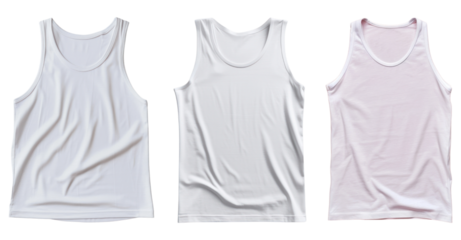 PNG cute pastel tank top  cut out element set