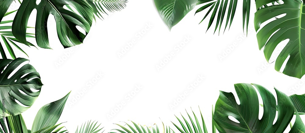 Poster frame set isolated on white background. with copy space image. Place for adding text or design