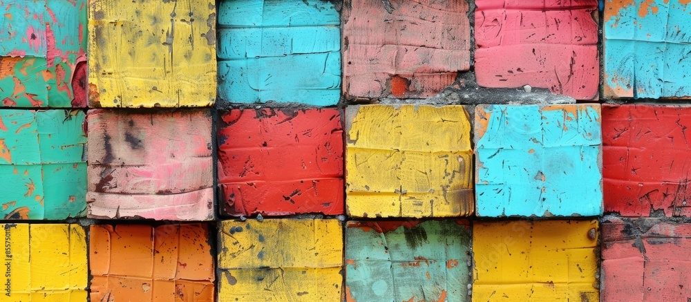 Poster decorative abstract wall - close up view . with copy space image. Place for adding text or design