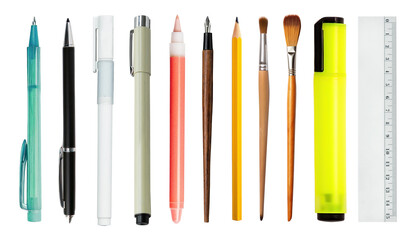 PNG stationery  cut out element set