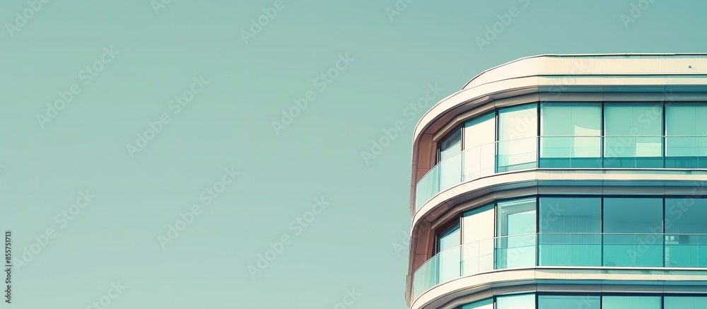 Aufkleber Abstract modern building. with copy space image. Place for adding text or design