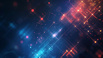 Fototapeta premium technology banner