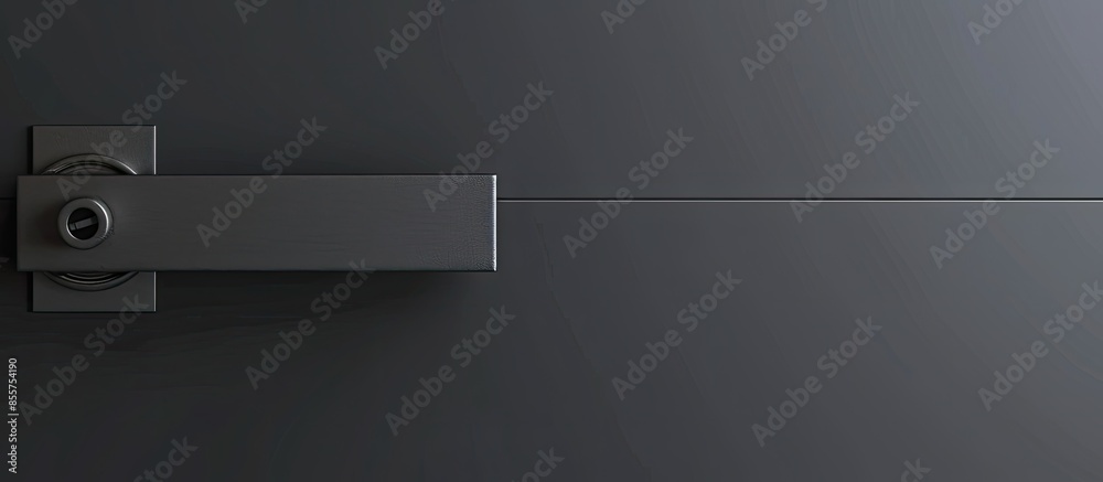 Aufkleber door closers, door closer connection lever. door accessory device. with copy space image. place for 