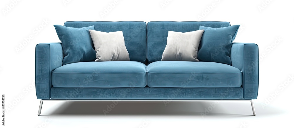 Aufkleber modern sofa on the white background. with copy space image. Place for adding text or design
