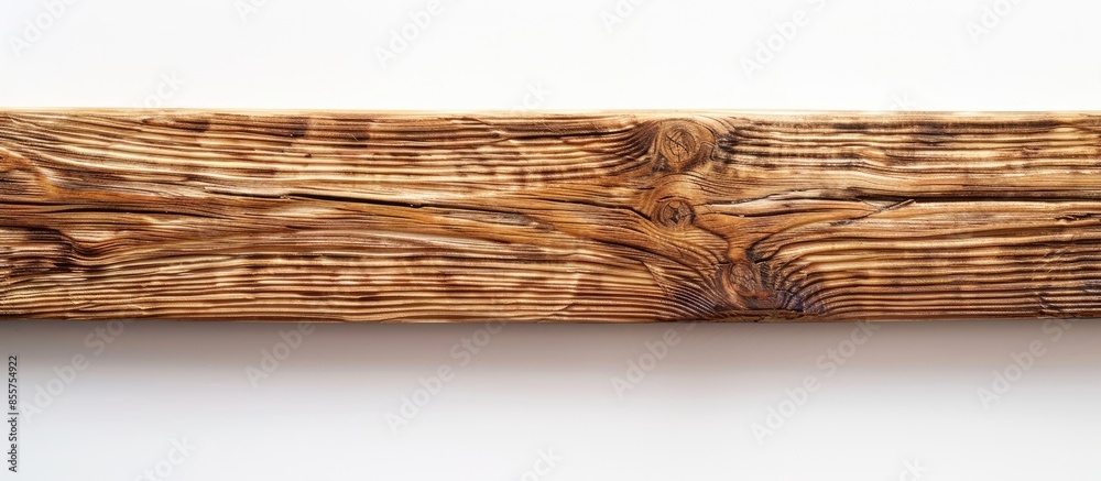 Aufkleber A wooden frame isolated on white background. close up. with copy space image. Place for adding text or design
