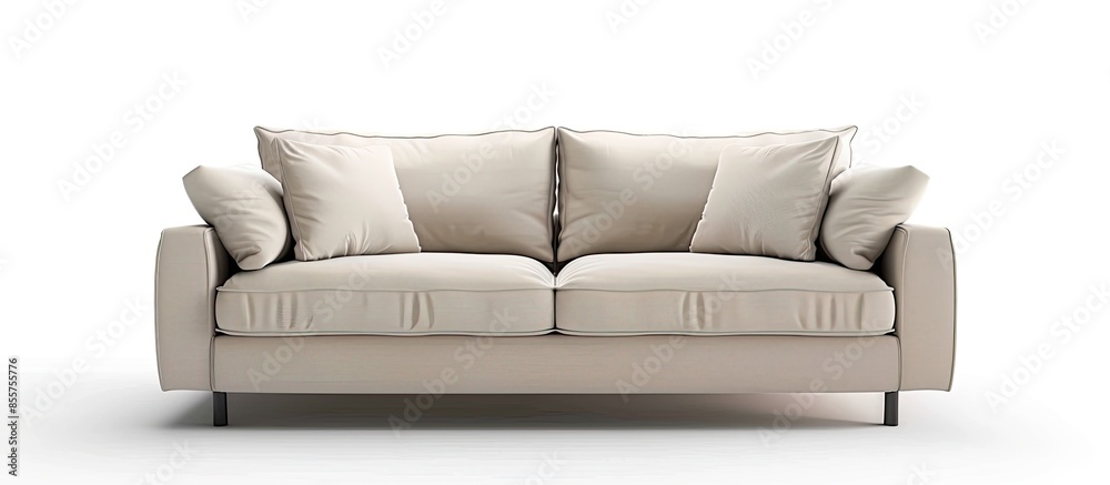 Fototapete modern sofa on the white background. with copy space image. Place for adding text or design