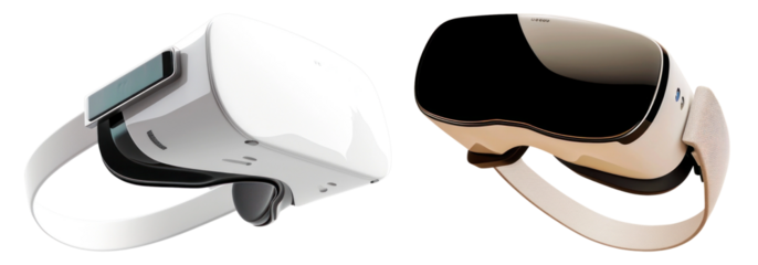 PNG virtual reality  cut out element set