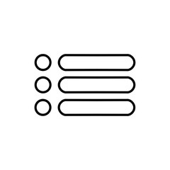 Menu Icons. web menu icon. hamburger menu symbol design, vector illustration