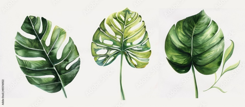Poster boho botanical leaves wall art. botanical boho shapes wall decor. printable boho home decor. with co