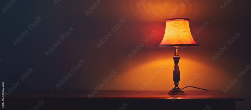 Aufkleber Table lamp  . with copy space image. Place for adding text or design
