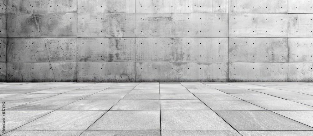 Aufkleber Floor and wall of the building. with copy space image. Place for adding text or design
