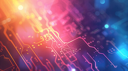 Obraz premium abstract technology background