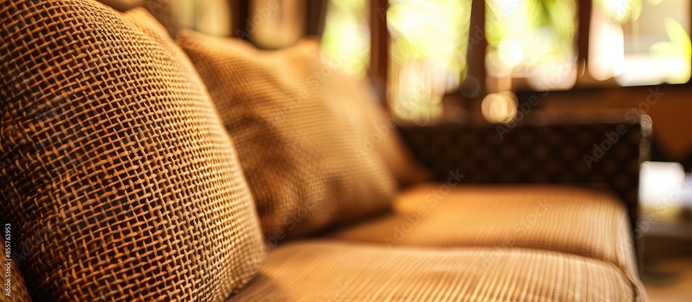 Poster indoor furniture close-up home interior material . with copy space image. place for adding text or d