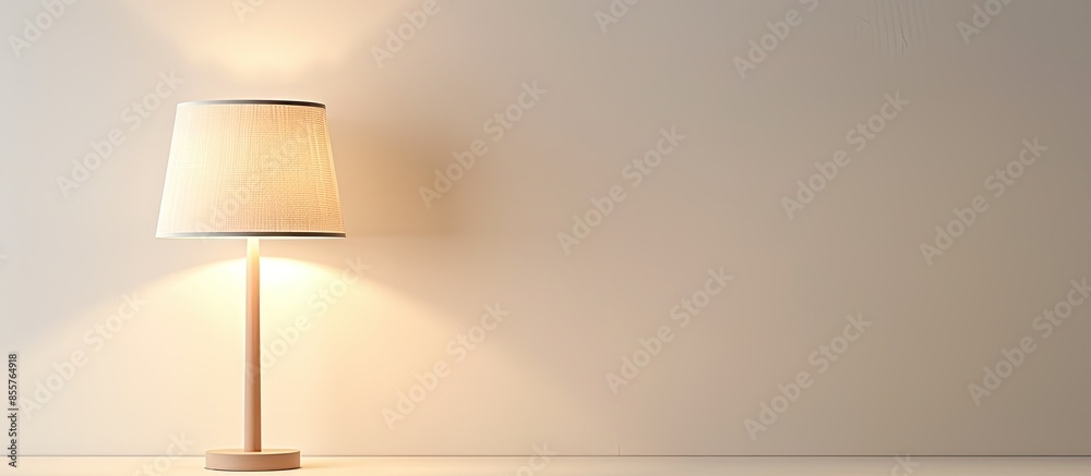Poster Table lamp isolated on a white background. with copy space image. Place for adding text or design