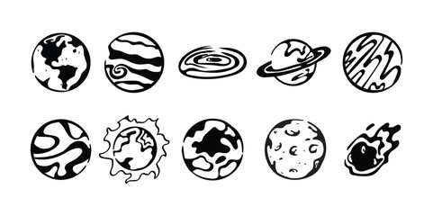 Planet Stencil Set © Hype