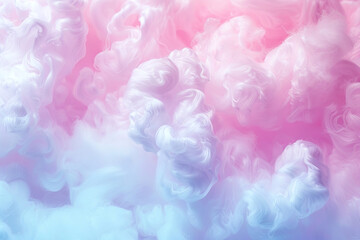 Fototapeta premium Generative ai on theme of beautiful texture soft fluffy cotton, design natural abstract background