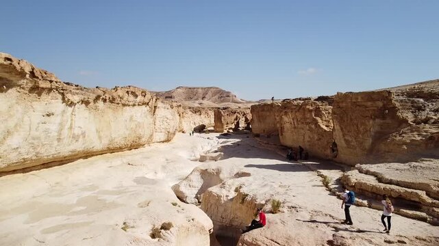 Aerial fpv video over Nahal Peres Israel