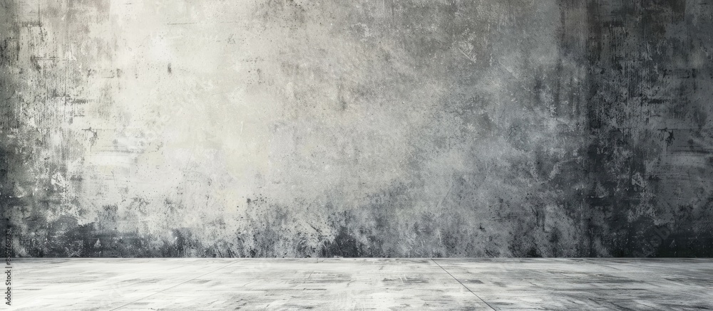 Leinwandbilder white and gray wall and studio room background. copy space image. place for adding text or design