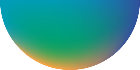 Abstract color gradient round shape