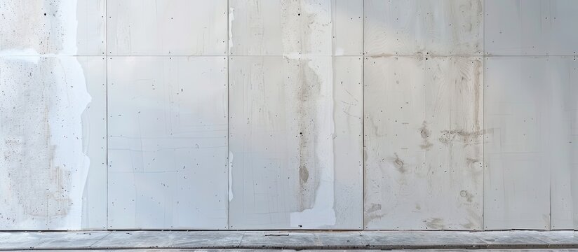 drywall background during flat renovation - dry wall room renovation. with copy space image. Place for adding text or design