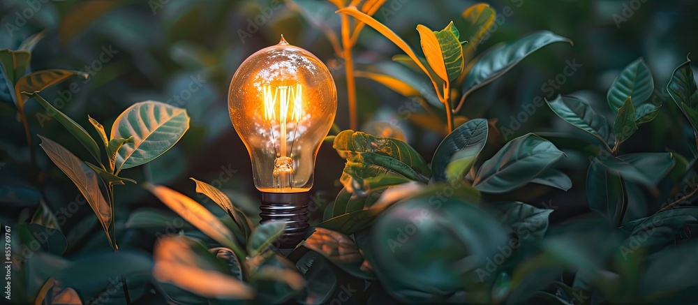 Aufkleber light. with copy space image. Place for adding text or design