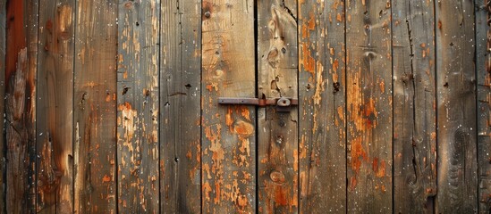 Fototapeta premium A wood door. with copy space image. Place for adding text or design